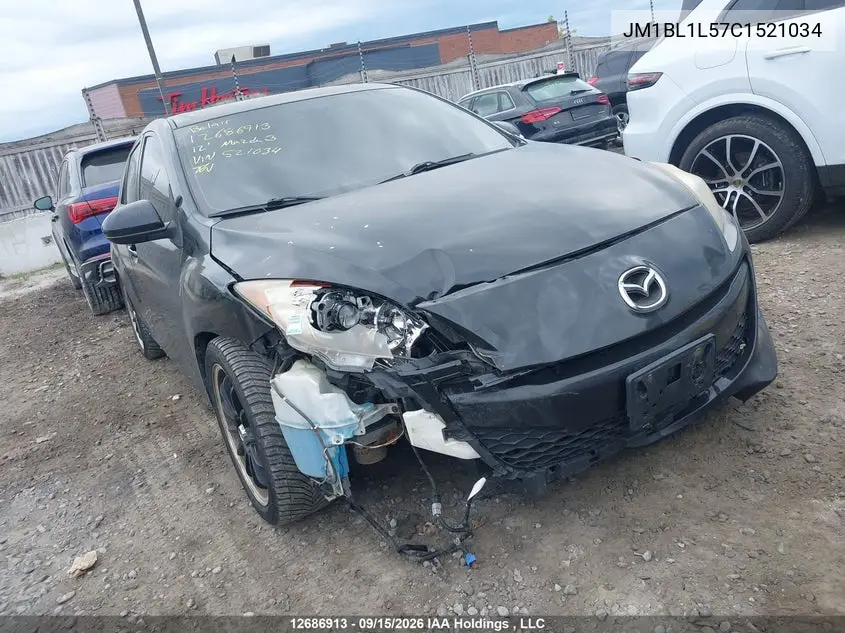 2012 MAZDA 3 VIN JM1BL1L57C1521034 — фото 6