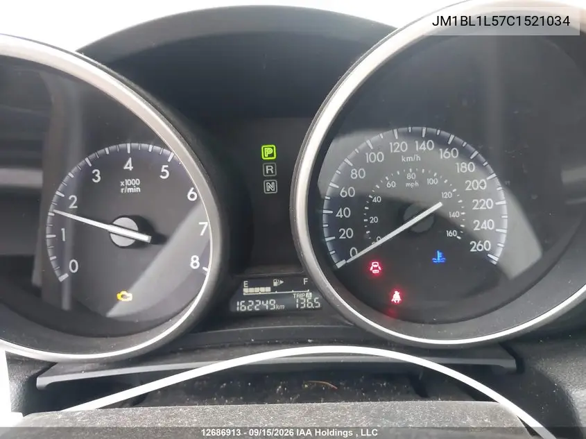 2012 MAZDA 3 VIN JM1BL1L57C1521034 — фото 7