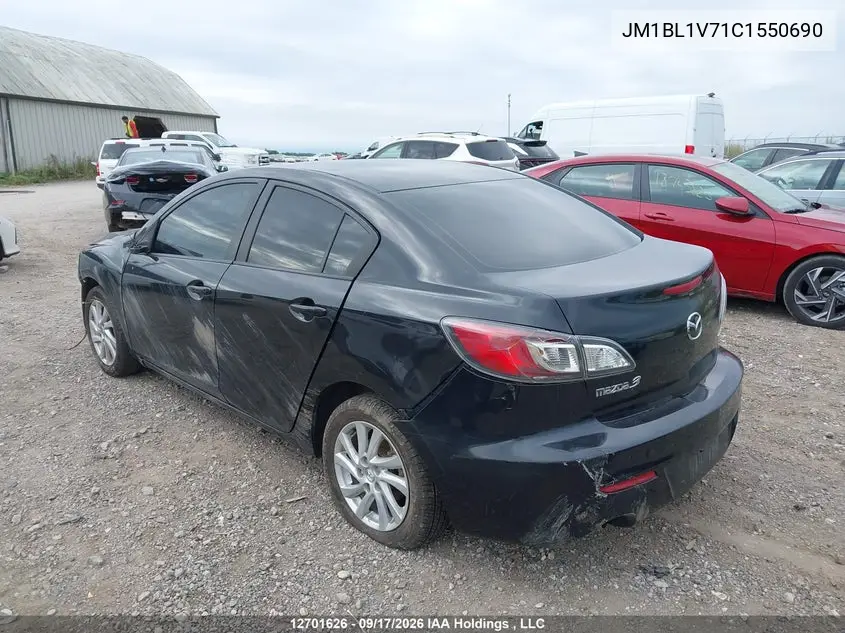 2012 MAZDA 3 VIN JM1BL1V71C1550690 — фото 3