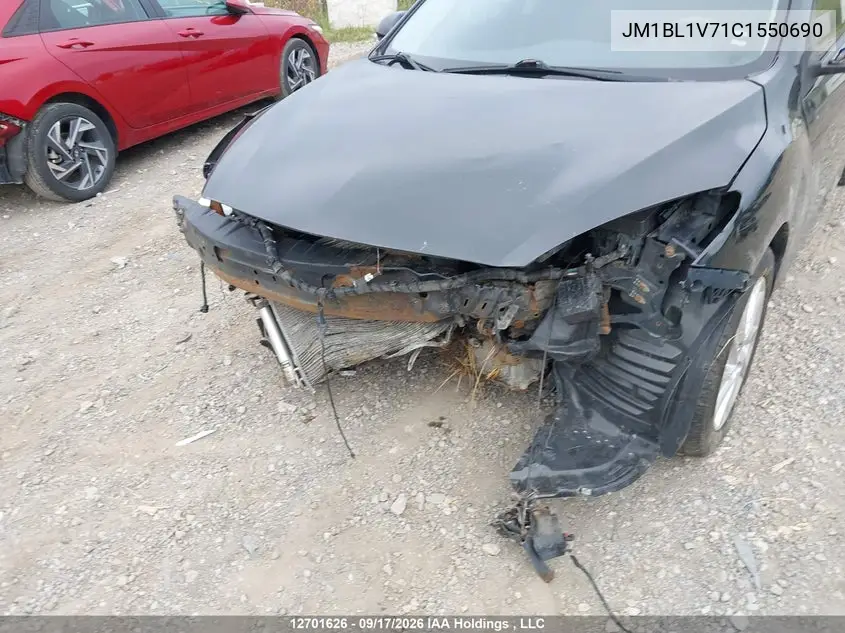 2012 MAZDA 3 VIN JM1BL1V71C1550690 — фото 6