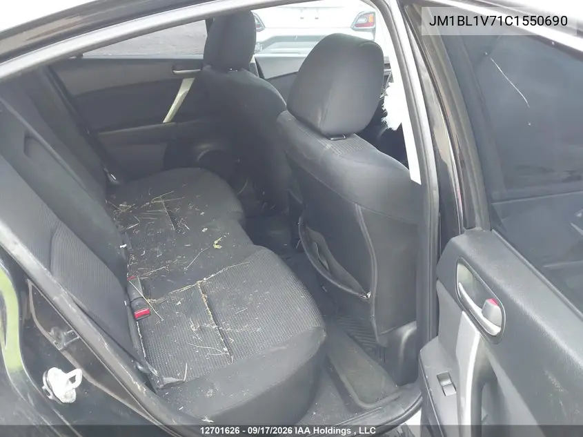 2012 MAZDA 3 VIN JM1BL1V71C1550690 — фото 8