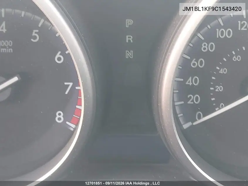 2012 MAZDA 3 VIN JM1BL1KF9C1543420 — фото 14