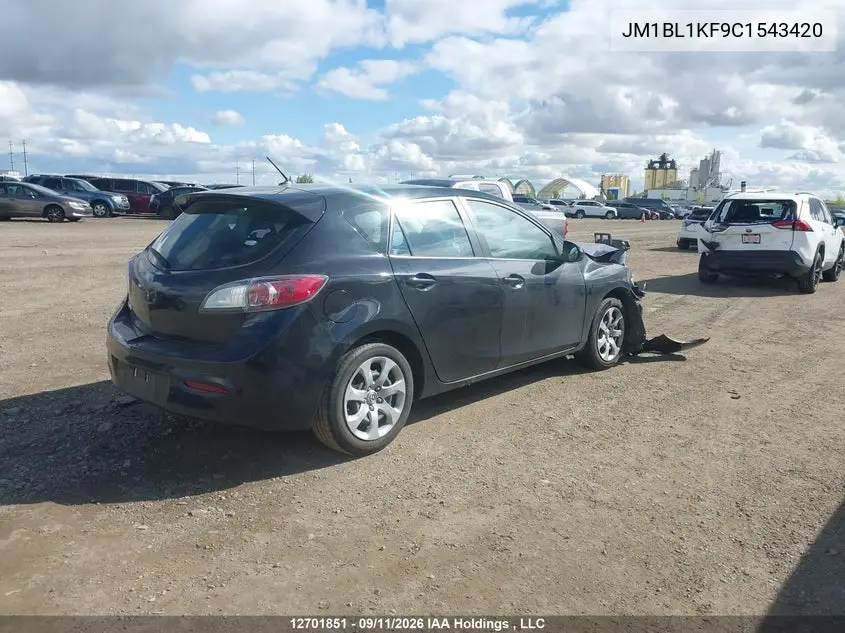 2012 MAZDA 3 VIN JM1BL1KF9C1543420 — фото 4