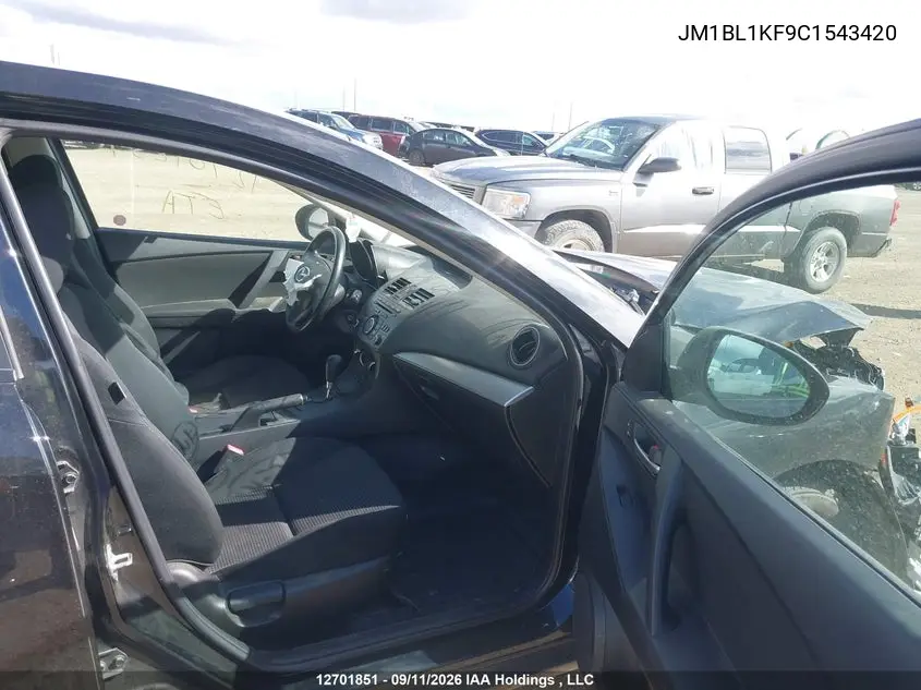 2012 MAZDA 3 VIN JM1BL1KF9C1543420 — фото 5