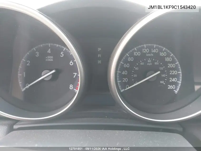 2012 MAZDA 3 VIN JM1BL1KF9C1543420 — фото 7