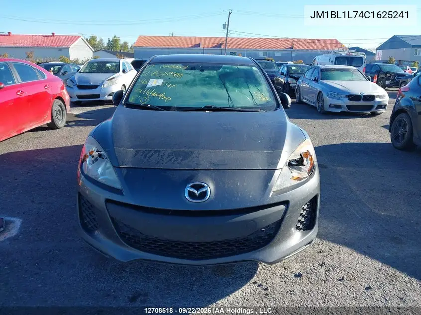 2012 MAZDA 3 VIN JM1BL1L74C1625241 — фото 12