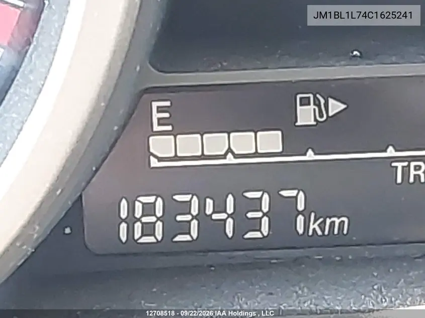 2012 MAZDA 3 VIN JM1BL1L74C1625241 — фото 15