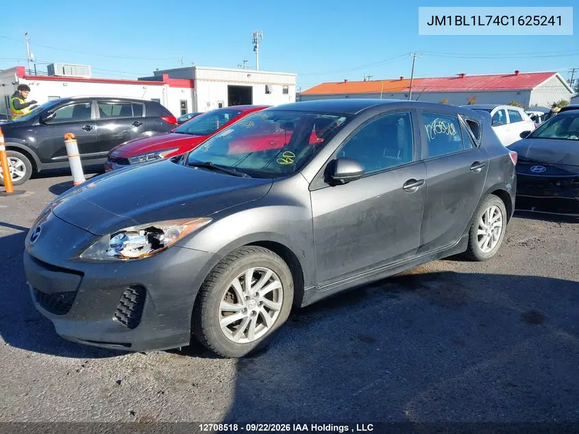 2012 MAZDA 3 VIN JM1BL1L74C1625241 — фото 2