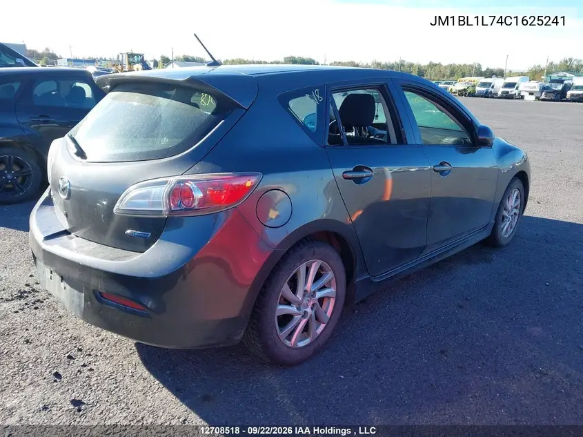2012 MAZDA 3 VIN JM1BL1L74C1625241 — фото 4