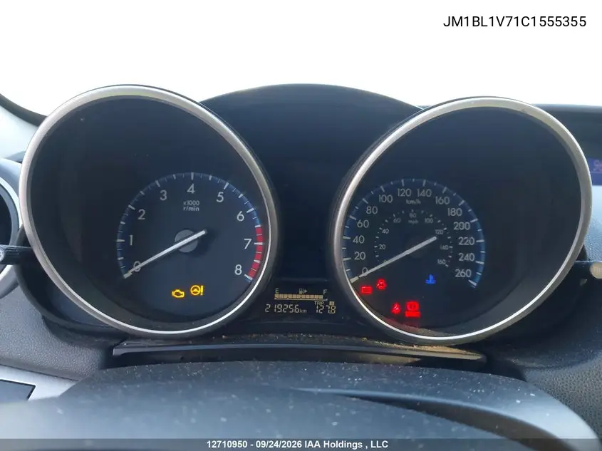 2012 MAZDA 3 VIN JM1BL1V71C1555355 — фото 7