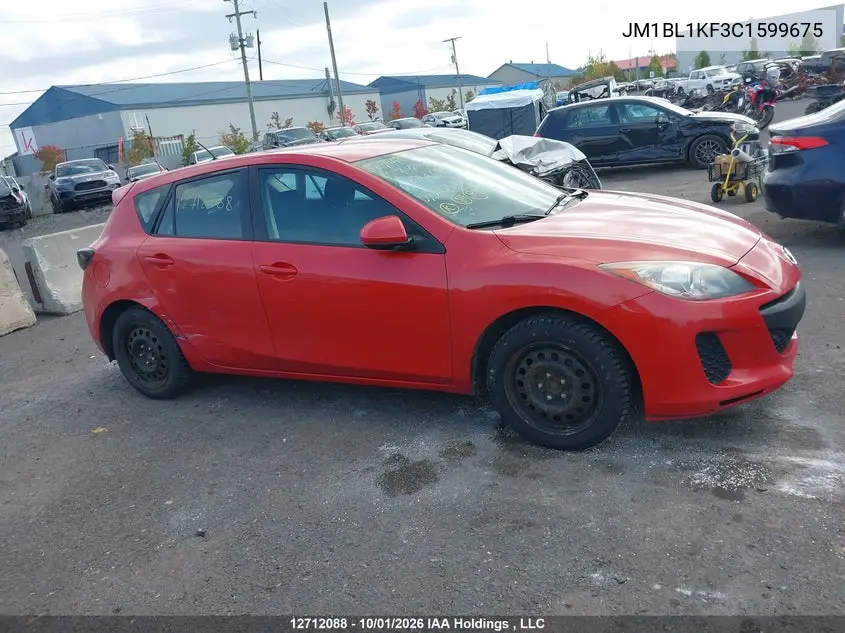2012 MAZDA 3 VIN JM1BL1KF3C1599675 — фото 13