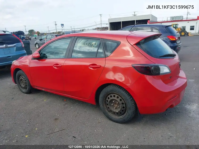 2012 MAZDA 3 VIN JM1BL1KF3C1599675 — фото 14