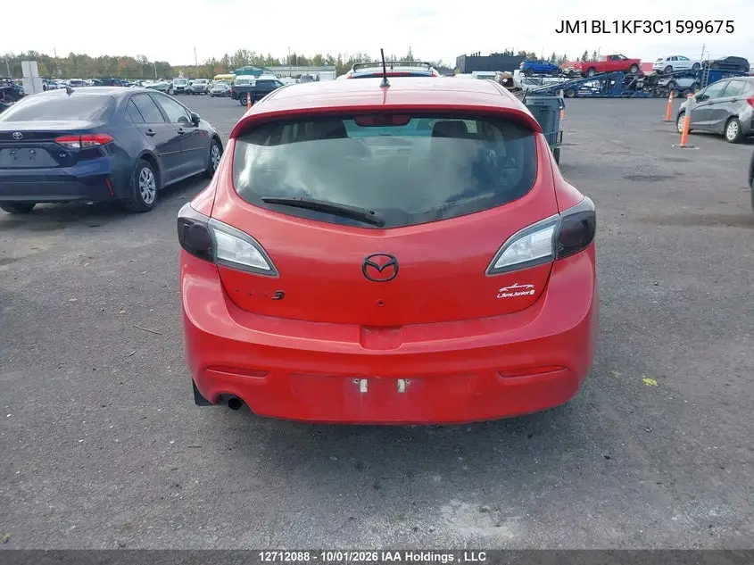 2012 MAZDA 3 VIN JM1BL1KF3C1599675 — фото 16