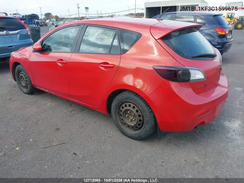2012 MAZDA 3 VIN JM1BL1KF3C1599675 — фото 3