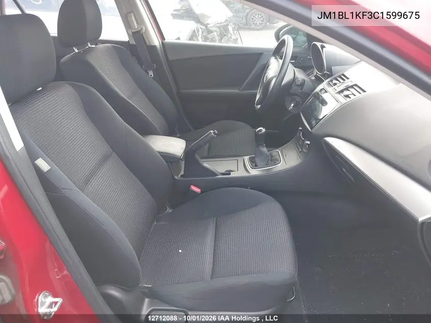 2012 MAZDA 3 VIN JM1BL1KF3C1599675 — фото 5