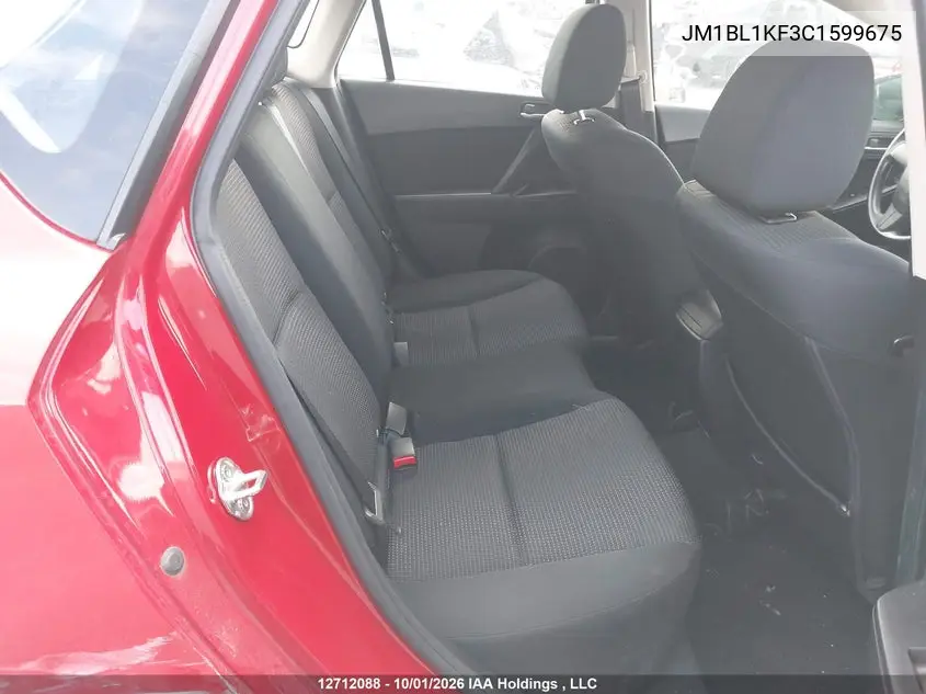 2012 MAZDA 3 VIN JM1BL1KF3C1599675 — фото 8