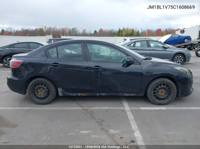 2012 MAZDA 3 VIN JM1BL1V75C1608669 — фото 14