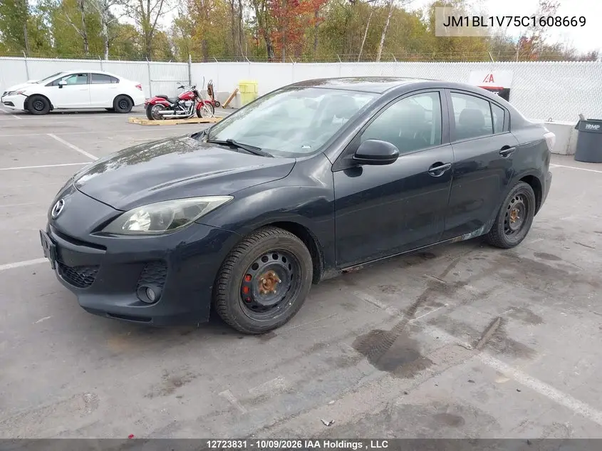2012 MAZDA 3 VIN JM1BL1V75C1608669 — фото 2