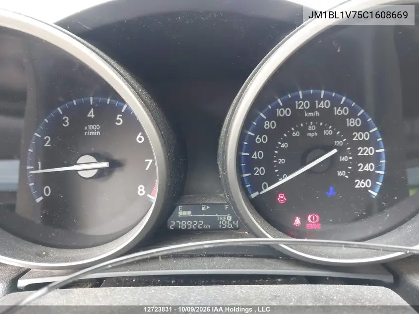 2012 MAZDA 3 VIN JM1BL1V75C1608669 — фото 7