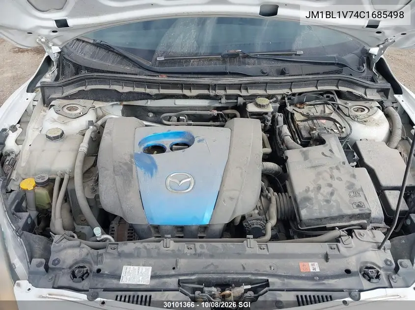 2012 MAZDA 3 VIN JM1BL1V74C1685498 — фото 10