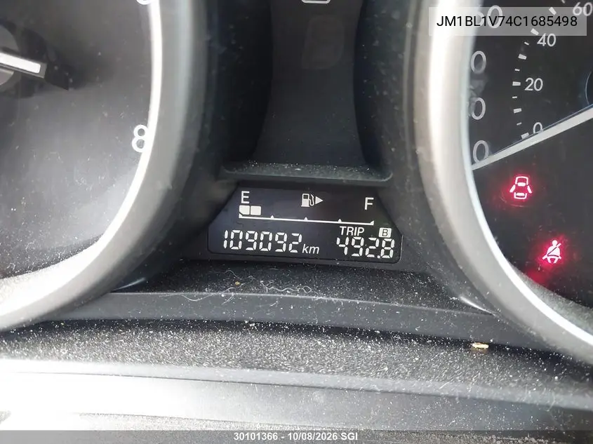 2012 MAZDA 3 VIN JM1BL1V74C1685498 — фото 12