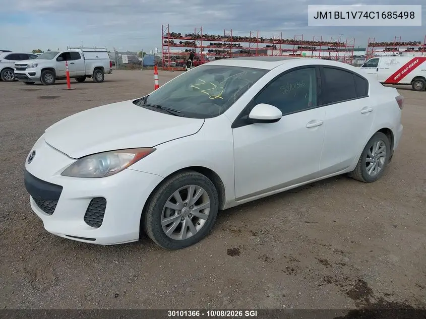 2012 MAZDA 3 VIN JM1BL1V74C1685498 — фото 2