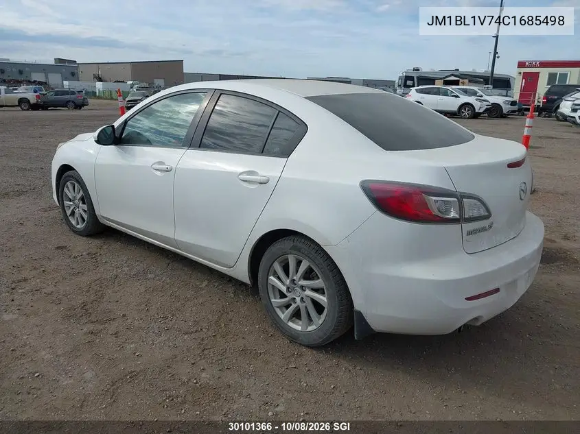 2012 MAZDA 3 VIN JM1BL1V74C1685498 — фото 3