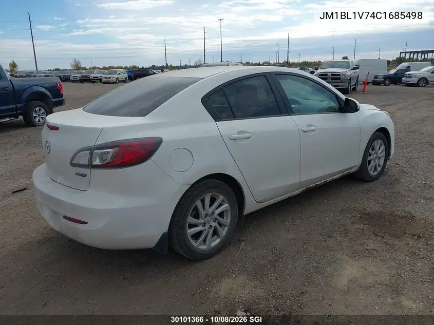 2012 MAZDA 3 VIN JM1BL1V74C1685498 — фото 4