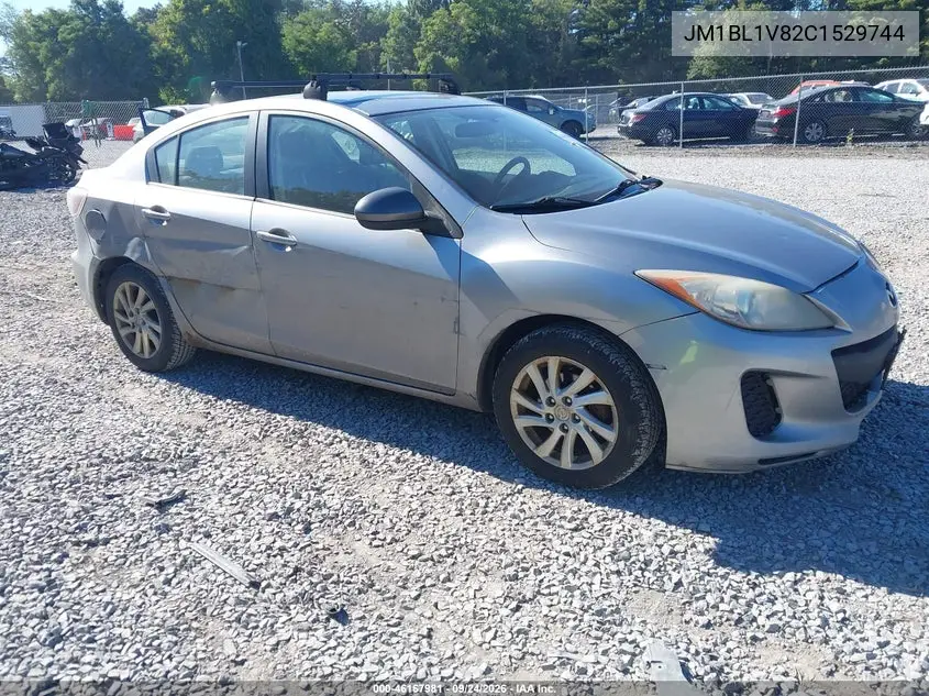 MAZDA 3 2012, VIN JM1BL1V82C1529744