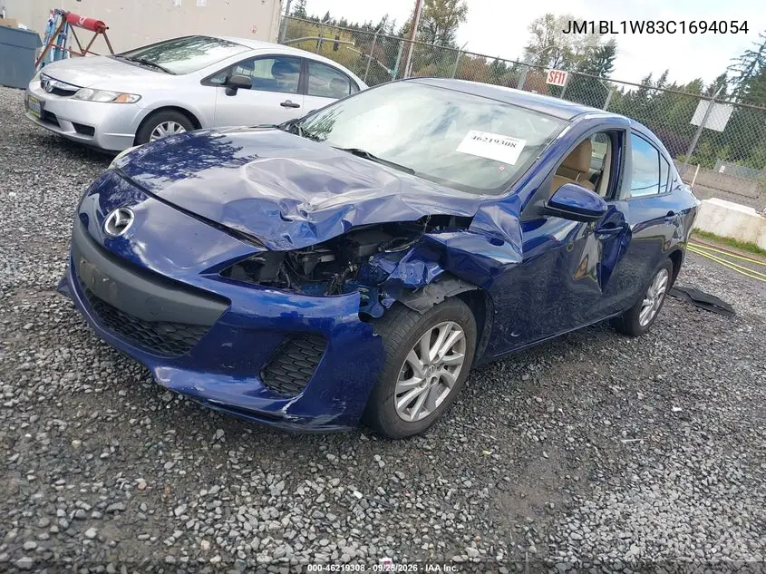 2012 MAZDA 3 VIN JM1BL1W83C1694054 — фото 2