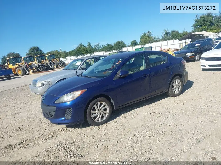 2012 MAZDA 3 VIN JM1BL1V7XC1573272 — фото 2