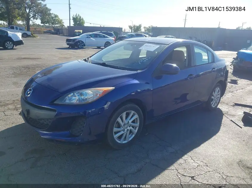 2012 MAZDA 3 VIN JM1BL1V84C1539384 — фото 2