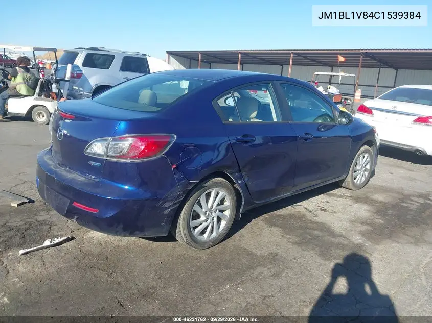 2012 MAZDA 3 VIN JM1BL1V84C1539384 — фото 4