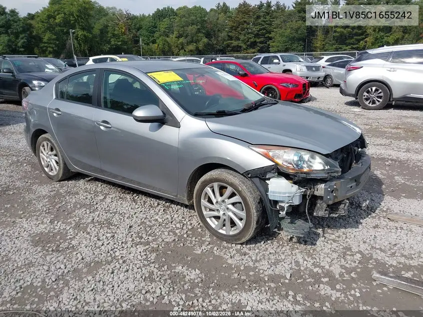 MAZDA 3 2012, VIN JM1BL1V85C1655242