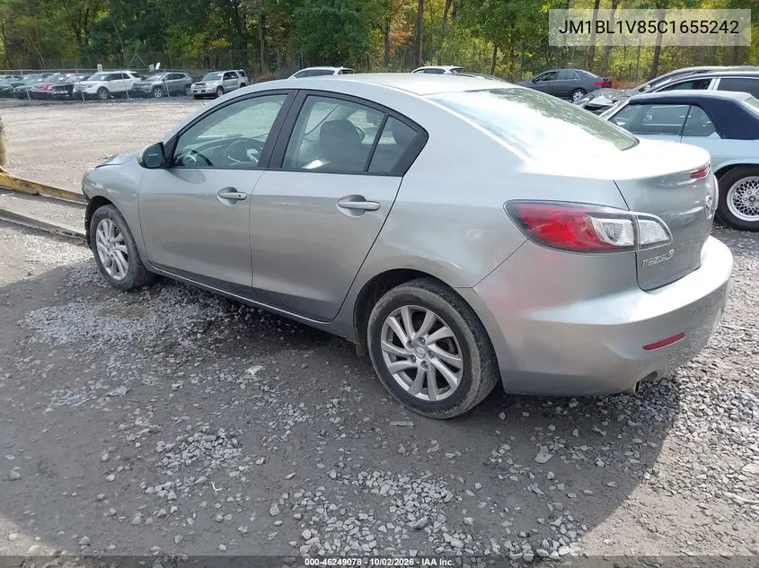 2012 MAZDA 3 VIN JM1BL1V85C1655242 — фото 3