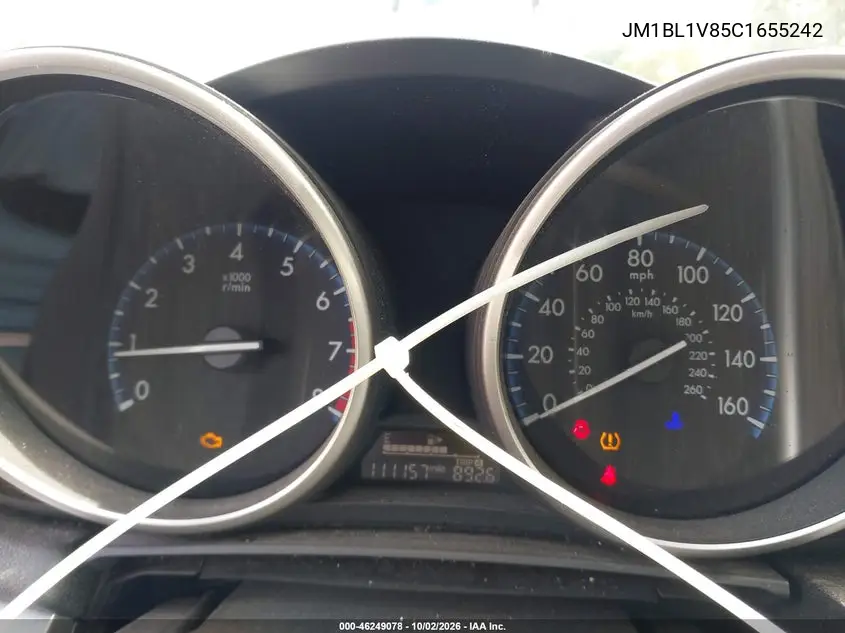 2012 MAZDA 3 VIN JM1BL1V85C1655242 — фото 7