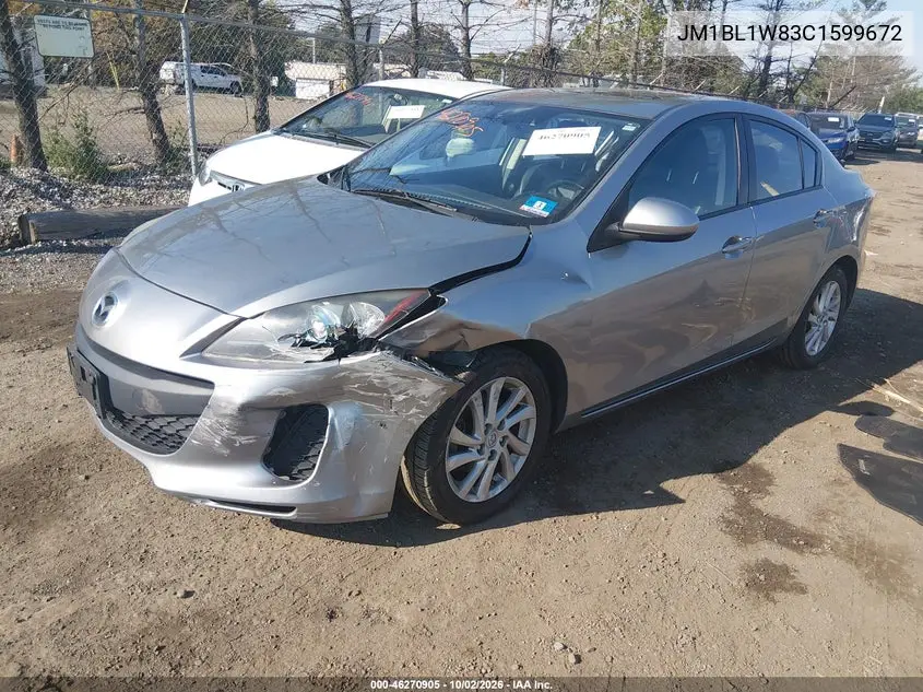 2012 MAZDA 3 VIN JM1BL1W83C1599672 — фото 2