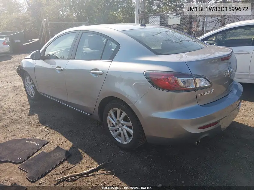 2012 MAZDA 3 VIN JM1BL1W83C1599672 — фото 3