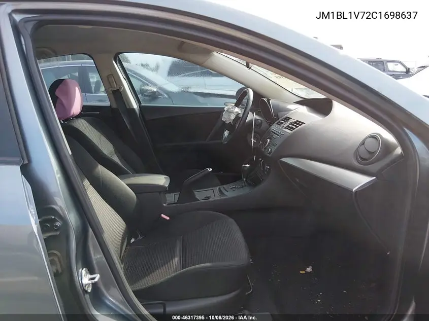 2012 MAZDA 3 VIN JM1BL1V72C1698637 — фото 5