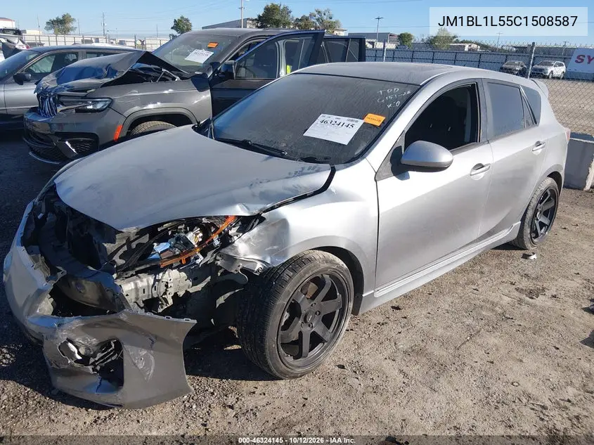 2012 MAZDA 3 VIN JM1BL1L55C1508587 — фото 2