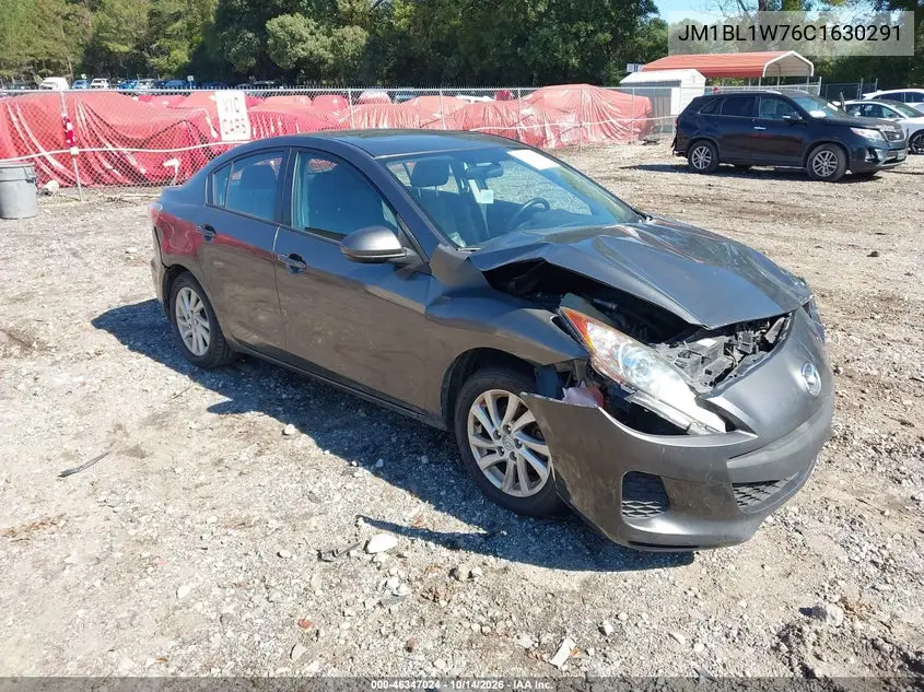 MAZDA 3 2012, VIN JM1BL1W76C1630291