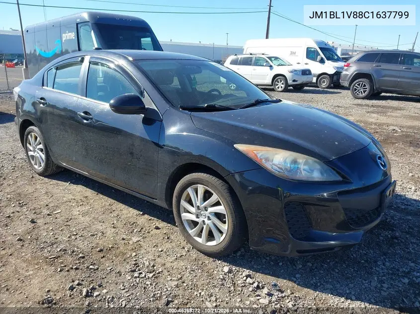 2012 MAZDA 3 VIN JM1BL1V88C1637799 — фото 2