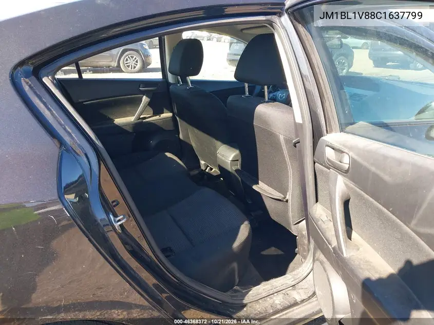2012 MAZDA 3 VIN JM1BL1V88C1637799 — фото 8