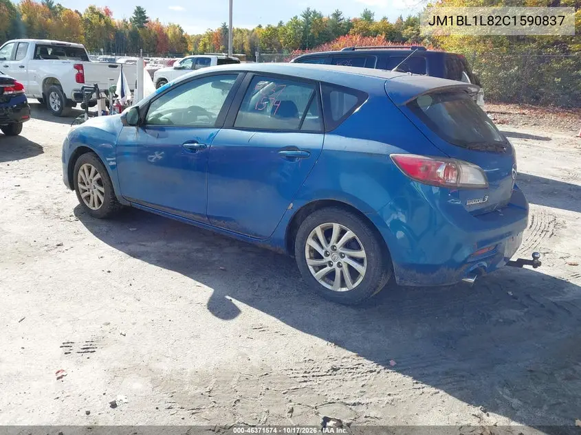 2012 MAZDA 3 VIN JM1BL1L82C1590837 — фото 3