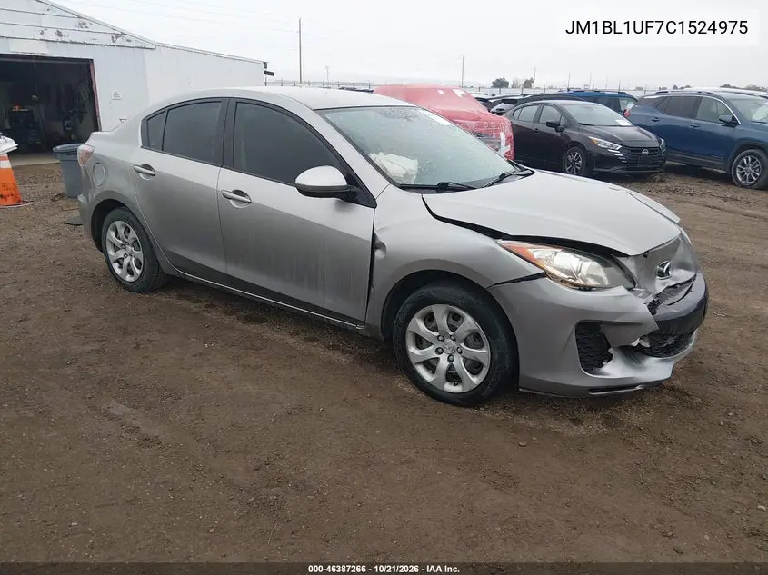 MAZDA 3 2012, VIN JM1BL1UF7C1524975