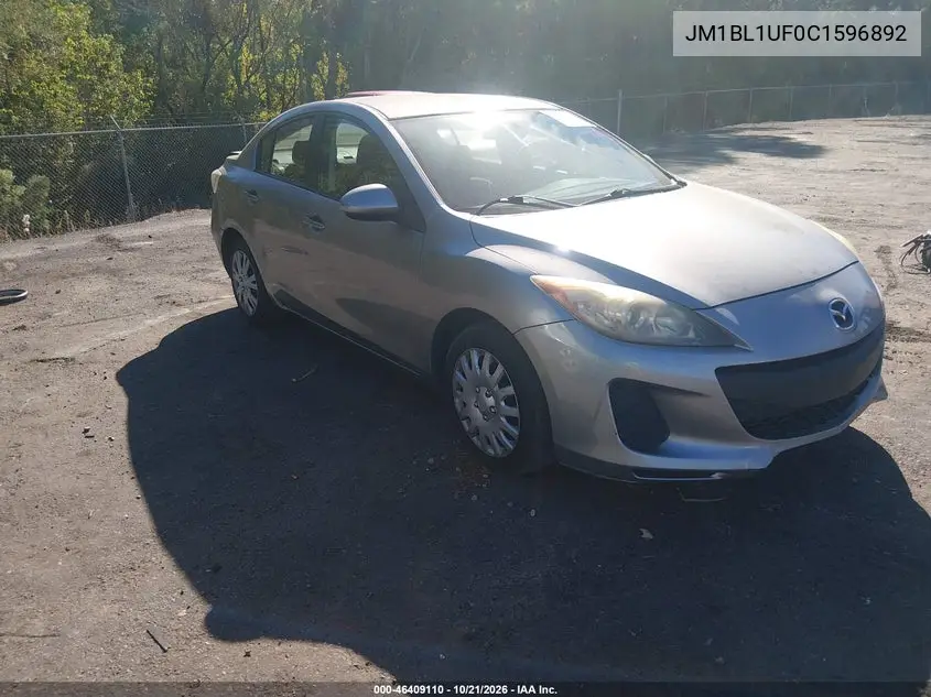 MAZDA 3 2012, VIN JM1BL1UF0C1596892