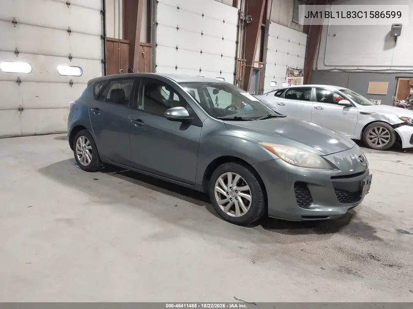 MAZDA 3 2012, VIN JM1BL1L83C1586599