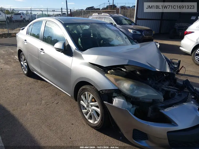 MAZDA 3 2012, VIN JM1BL1W71C1691323