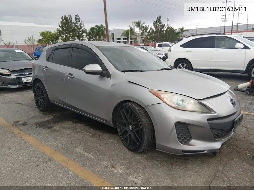 MAZDA 3 2012, VIN JM1BL1L82C1636411