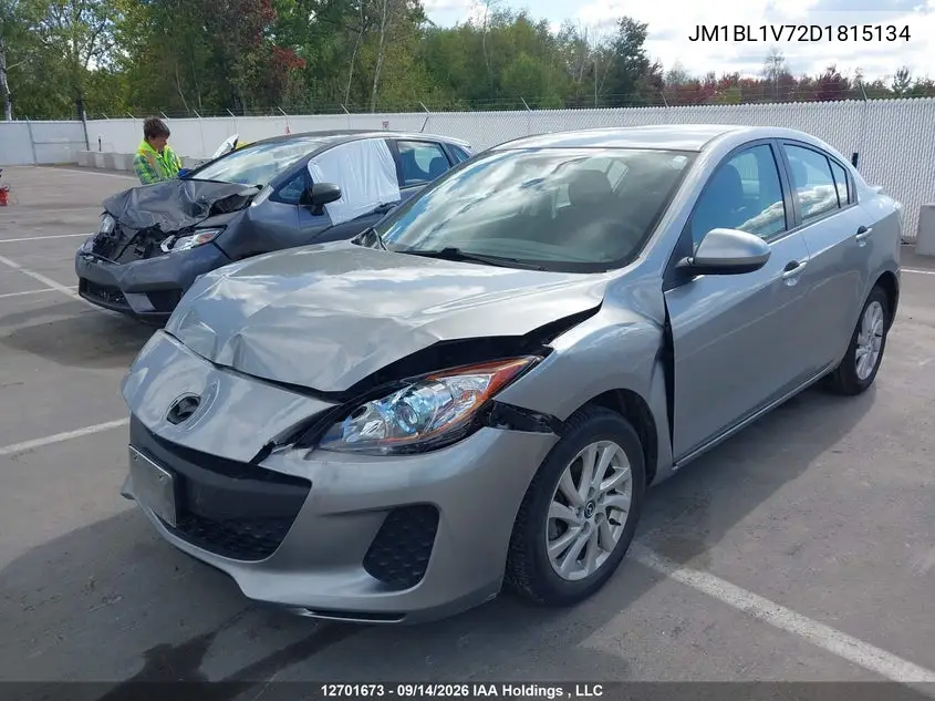 2013 MAZDA 3 VIN JM1BL1V72D1815134 — фото 2